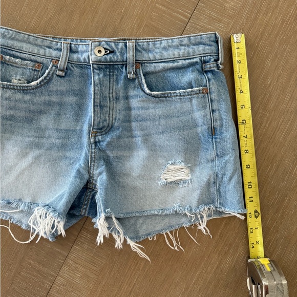 Rag & Bone Distressed Denim Shorts Sz 26 - Picture 3 of 4